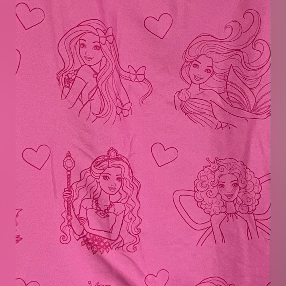 Barbie Twin Size Flat Sheet 2017 Mattel Barbie Flat Sheet Only